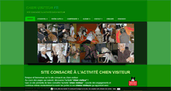 Desktop Screenshot of chien-visiteur.fr