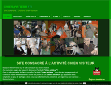 Tablet Screenshot of chien-visiteur.fr